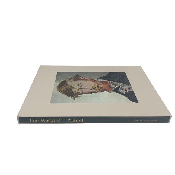 Vintage 1970 The World of Manet Time Life Library of Art Book & Case Sleeve - Picture 2 of 4